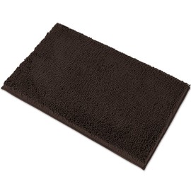 MAYSHINE Chenille Bath Mat for Bathroom Rugs 32" x20", Extra Soft and Absorbent Microfiber Shag Rug, Machine Wash Dry- Perfect Plush Carpet Mats for Tub, Shower, and Room - Beige