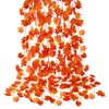 CQURE 12 Pack Autumn Fall Leaf Garland, Hanging Fall Vines