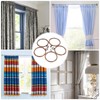M METERXITY 40-Pack Red Bronze Curtain Rings with Eyelet, Rustproof