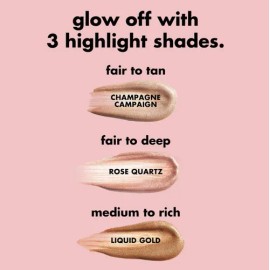 Elf Glow Wand Iluminador Liquido Tono Del Iluminador Rose Quartz