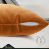 NEATERIZE Throw Pillow Covers 20x20 Burnt Orange - Fall Decor