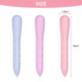 OFFCUP Eraser, 3pcs Cute Eraser, Plastic Rubber Pencil Eraser Classic Eraser Soft 2B Eraser for Kids Pencil Erasers Pack for School, Office, Drawing, Party Favors (Purple Pink)