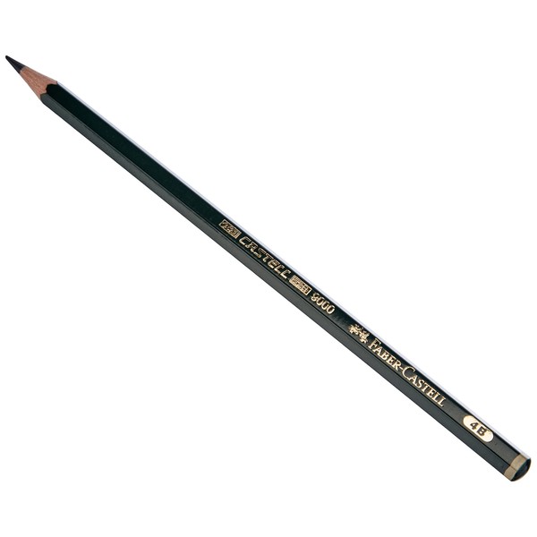 Faber-Castell 119004 - Bleistift Castell 9000, Härtegrad 4B, 1 Stück
