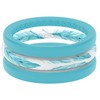 Stackable Feather Silicone Ring by Groove Life - Breathable Rubber