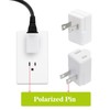90 Degreen 2 Prong Adapter, Plugrand Up Angled Nema 1-15P