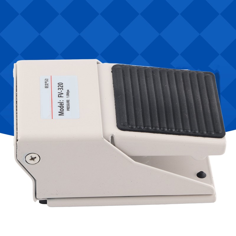 Pneumatic Pedal Valve Two Position Three Way Threaded Non Slip