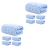 Kisangel 10pcs Muslin Washcloths Soft Burp Cloths for Newborns for
