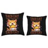 Taco Cat Spelled Backwards Is Taco Cat Throw Pillow