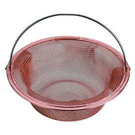 Pearl Metal HB-4179 Garbage Strainer Net, 5.1 inches (13 cm), Drain Stopper, Pure Copper, Made in Japan, Antibacterial, At Aqua
