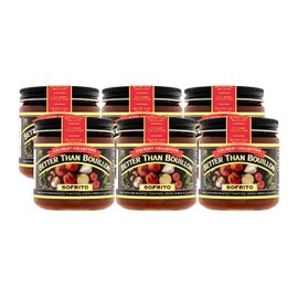 Better Than Bouillon Culinary Collection Base, Sofrito Base, Contains 38 Servings Per Jar, 8-Ounce Glass Jar (Pack of 6)