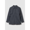 JAJU [JAJU] Women's Safari Pocket Shacket_Charcoal