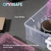 OMNISAFE 4x6 Photo Storage Cases, 16 Inner Plastic Craft Storage