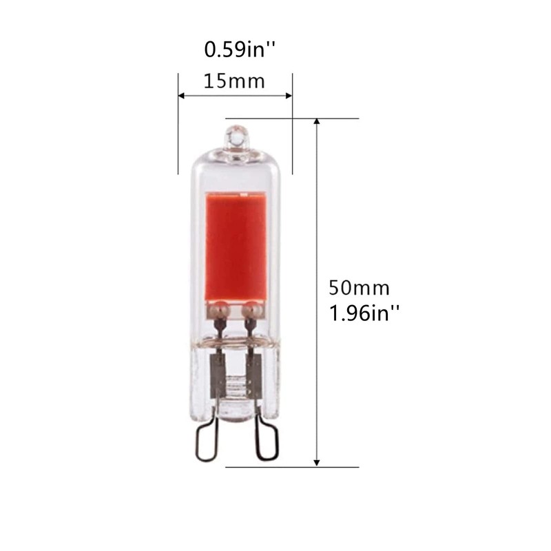 G9 COB LED Bulb 3W Red Light Bulbs G9 LED