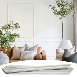 ULU BOHEME Accent Wall Molding Kit for Interior Wall Moulding Decor | Wainscoting Paneling Kit | Pre Made Wainscotting Kit | (NOT Peel & Stick) Use Instructions to Choose Quantity Needed (1 TOP 1 Bottom)