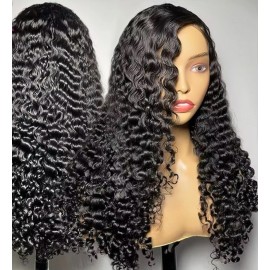 180% Density 13X4 HD Lace Front Glueless Wigs Bone Straight Burmese Curly Vietnamese Raw Hair Wigs 100% Natural Human Hair Wigsstyle: Body Wave, stretched length: 12 inches, Lace Size: hd 5x5 closure wig 180%