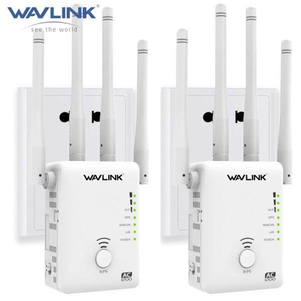 Wavlink 2PCS WiFi Extender Internet Booster Wireless Signal Repeater Wireless
