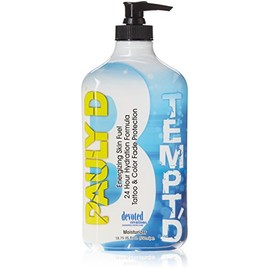 Pauly D Tempted 24 Hour Hydration Moisturising formula Tattoo and Color Fade Protection 550ml by Pauly D