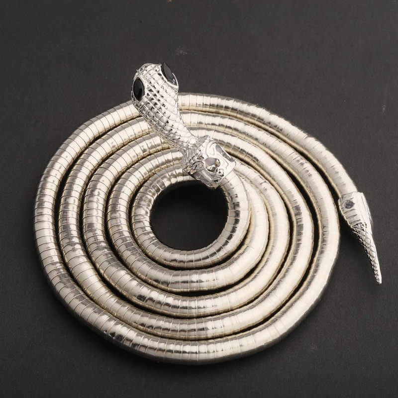 KUIYAI Bendable Snake Necklace Multi-Purpose Necklace Flexible Twist Jewelry (snake