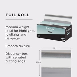 Fromm Color Studio Silver 5 Inch X 250 Feet Foil Roll