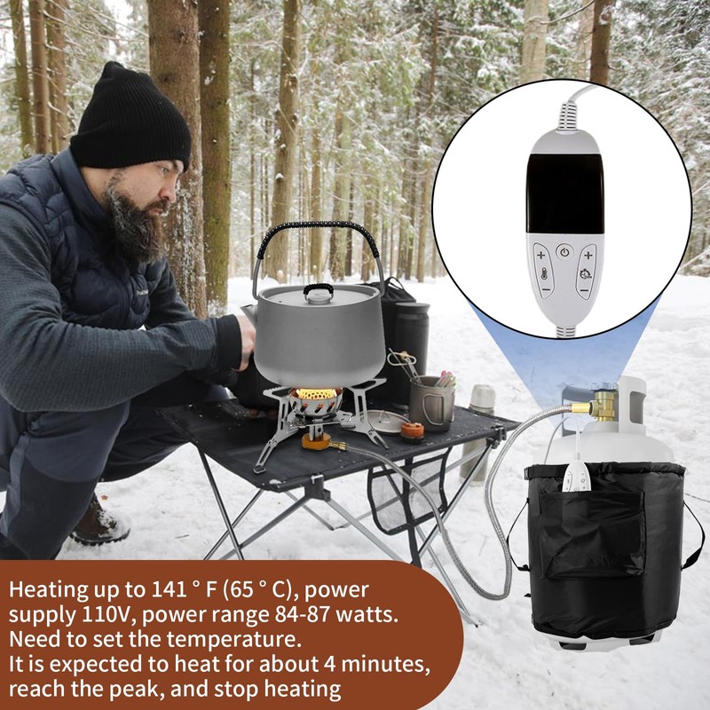 Propane Tank Heater Blanket,Gas LP Cylinder Tank Heater with Temperature