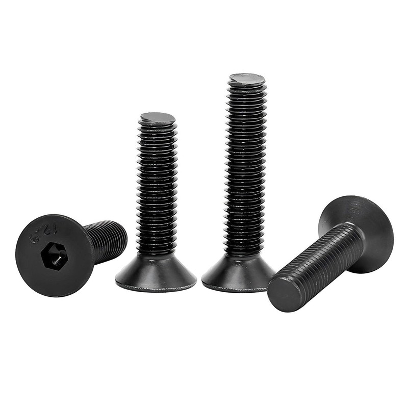 Qrity 20 PCS Socket Countersunk Screw, 12.9 Grade High Tensile