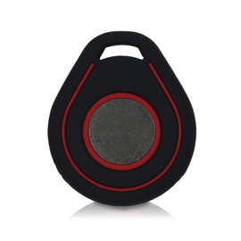 kwmobile Silicone Cover Compatible with Harley Davidson Motorcycle Key - Protective Soft Case Skin Protector for Motorcycle Remote Key Fob - Black/Red