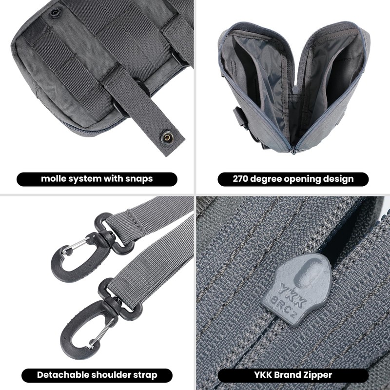 EXCELLENT ELITE SPANKER Tactical Molle Admin Pouch Compact Utility EDC