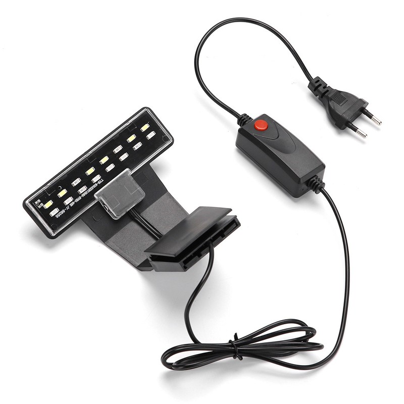 LED Fish Tank Light Mini Ultra-thin Clip-on Aquarium Lighting High