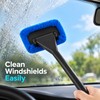 Car Window Cleaner Brush with Long Handle – Windshield Glass