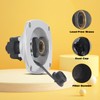 RV City Water Inlet with Pressure Reducing Valve,Chrome Water Fill
