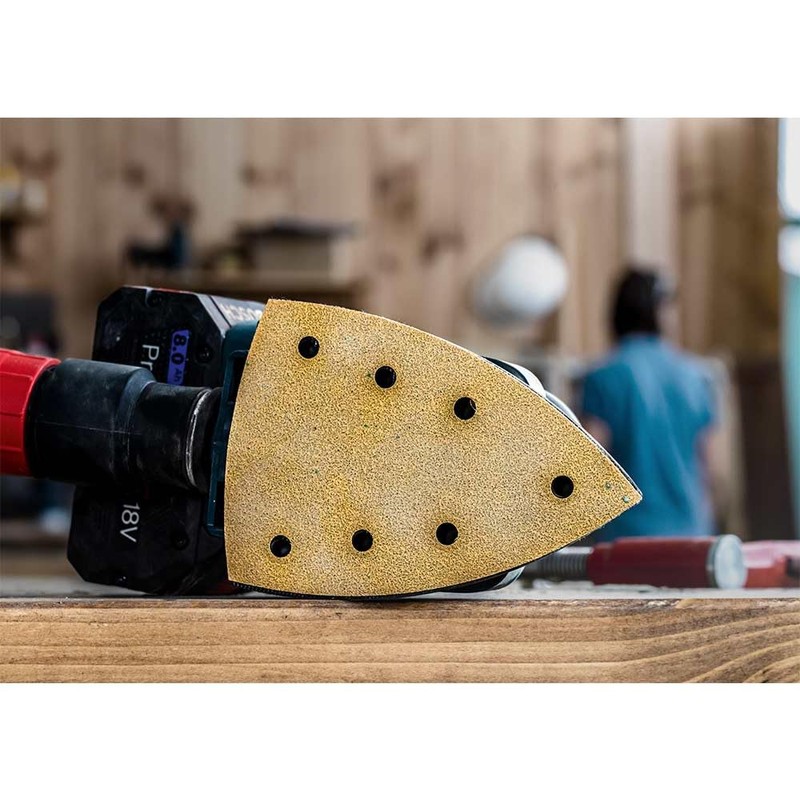 Bosch Professional Expert C470 Sandpaper with 8 Holes (for Hardwood,