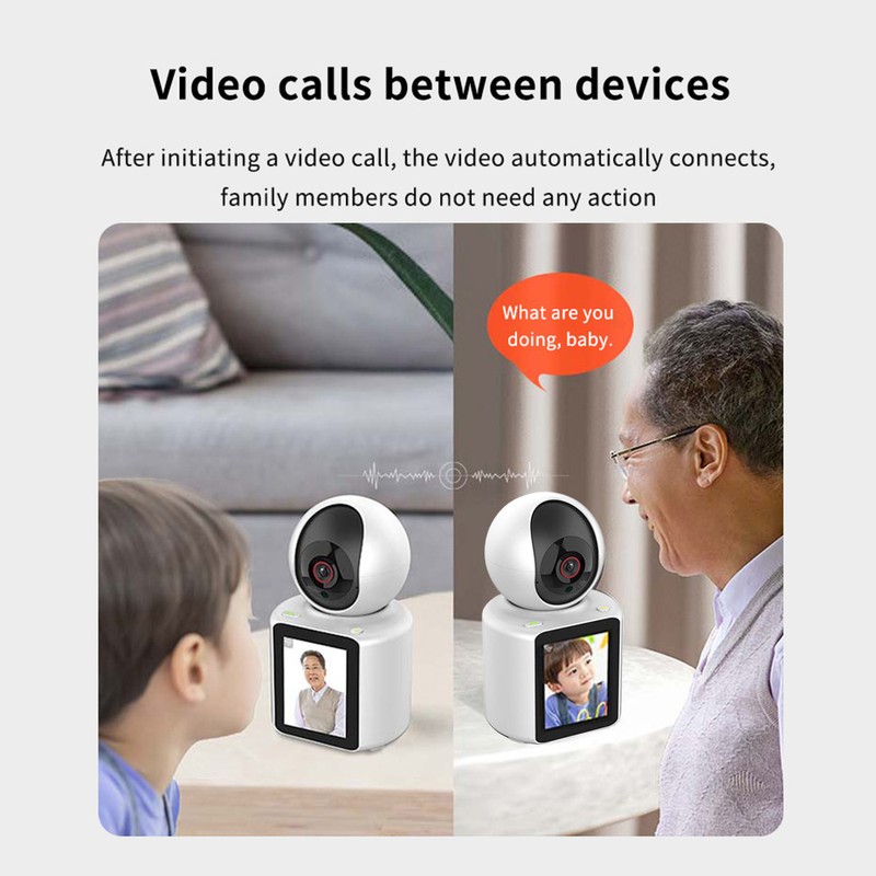 Hige-clear WIFI Video Calling PT Camera 1080P 360-degree Panoramic View