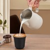 Milk Frother Cup 350ml 304 Stainless Steel Pointed Mouth Foaming