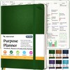 Roterunner Purpose Planner Notebook A5 5.8”x8.3” Undated Daily Planner 2024-2025