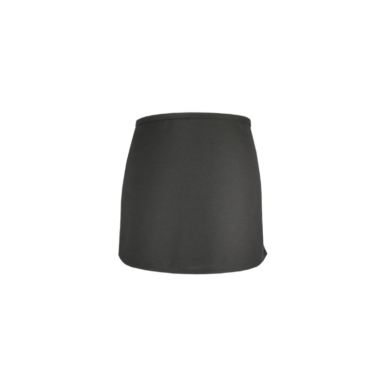 Fame F59 No Pocket Square Bottom Waist Apron - Black