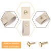 sourcing map 4 Pack Leather Drawer Pulls Leather Dresser Pull