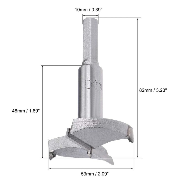 MACHSWON 2PCS Forstner Drill Bits Tungsten Carbide Wood Hole Saw