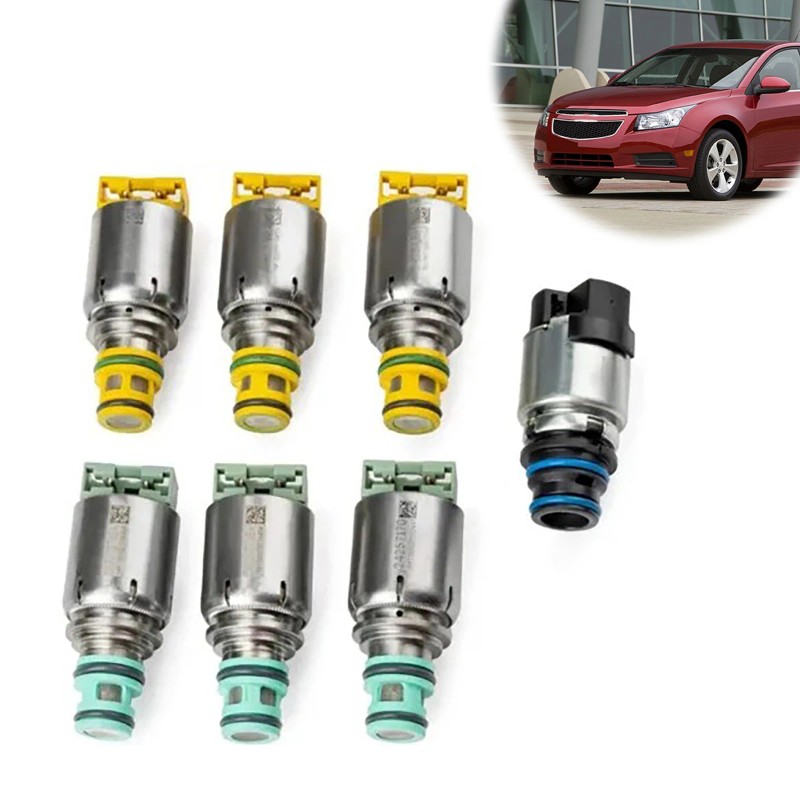 7PCS 6T40E 6T45E 6T30E Transmission Solenoid Kit For BUICK Chevy