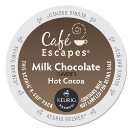 Cafe Escapes 6801CT Cafe Escapes Milk Chocolate Hot Cocoa K-Cups, 96/carton