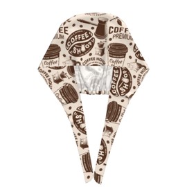 Wyayazh Coffe Working Caps with Sweatband for Men & Women Adjustable Tie Back Hat