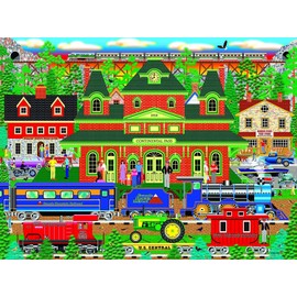 Home Country 1000 Piece Jigsaw Puzzle - Mountain Rail Holiday