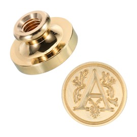 PATIKIL Alphabet a Wax Seal Stamp, Initial Letter Sealing Wax Stamp Classic Retro Brass Head for Envelope Invitation Cards