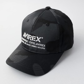 Avilex Men's Military 6 Panel Baseball Cap, Hat, Cotton Cap, Polo Cap, Low Cap, Full Cap, black camo (03)