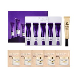Jas Glutathione Cream 30ml x 5 Set + Collagen Eye Cream 30ml + 5 Bare Face Samples / 쟈스 글루타치온 크림 30ml 5개 세트 + 콜라겐 아이크림 30ml + 맨얼굴 샘플 5매