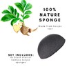Love Our Planet Facial Konjac Sponge (4 Pack) | Exfoliating