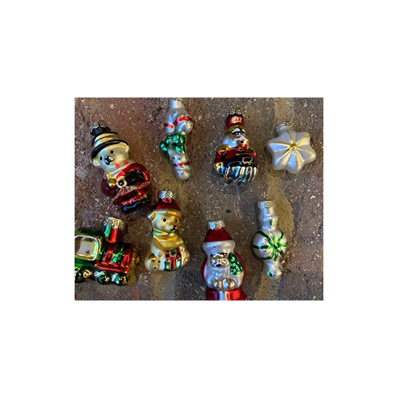 Heaven Sends Novelty Figures Christmas Tree Decorations Santa, Train, Bear