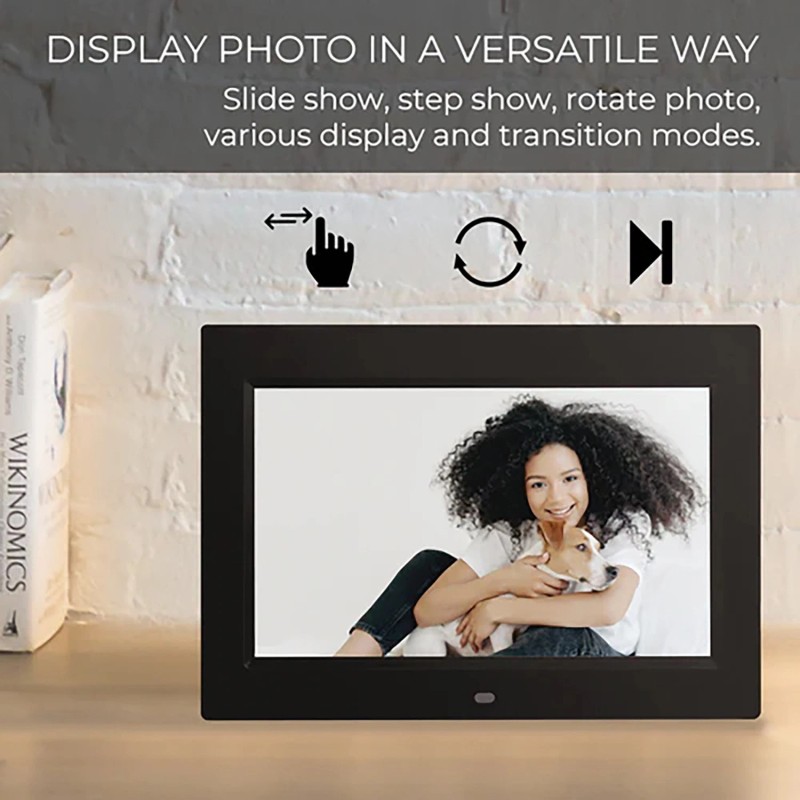 Sonicgrace 10.1-In. Non-Wi-Fi® Digital Photo Frame with Remote, SDPF10S