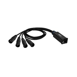 Adam Hall cables 4 Star Catbox XM3 Audio & DMX Adapter 3-Pin XLR Male x Cat.6a