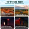 Qualirey Solar Sound and Light Alarm Motion Sensor 129db Outdoor