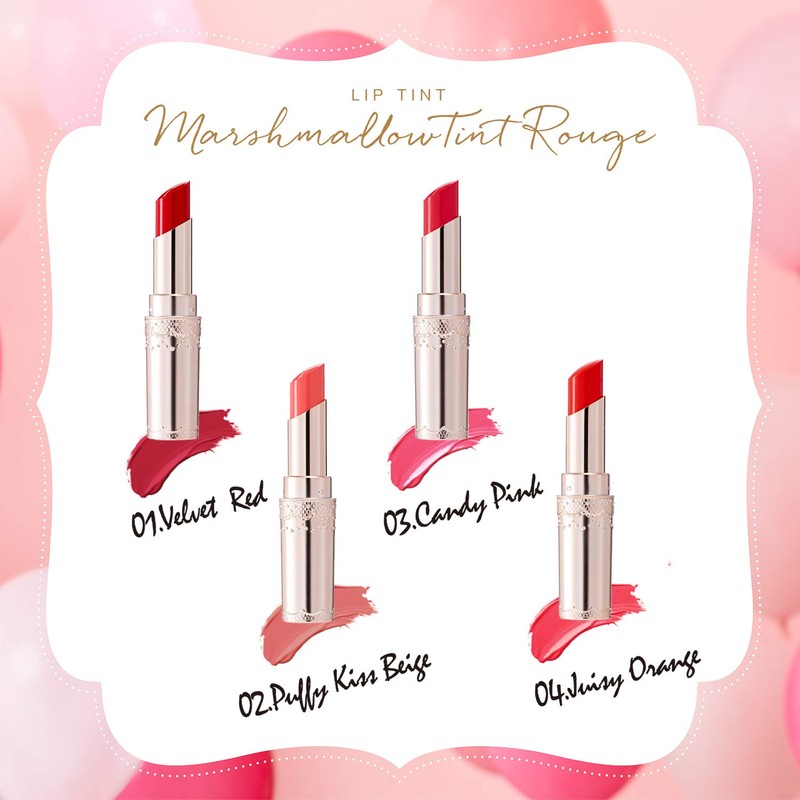 FORTUNE KOSE Fortune Marshmallow Tint Rouge 02 Anti-Fall Lip Lipstick